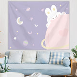 Cute Kawaii Bear Tapestry