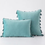 The Boho Velvet Tassel Pillow Cover Collection