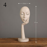 Human Face Statue