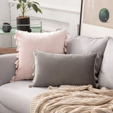 The Boho Velvet Tassel Pillow Cover Collection