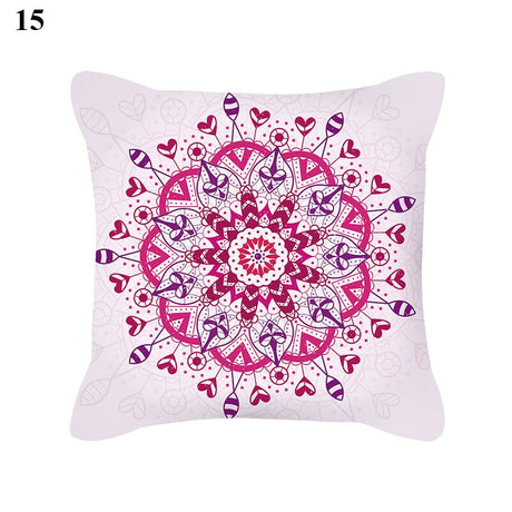 Mandala Bohemian Flower Pillow Case