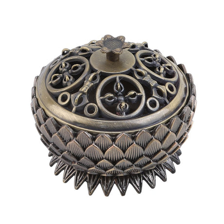Metal Lotus Incense Burners