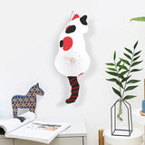Wagging Tail Cat Wall Clock