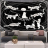 Black Cat Tapestry