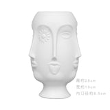 Boho Creative Face Ceramic Vase