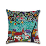 Indie City Of Childhood Pillow Case