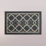 Dark Grey Modern Entrance Rug