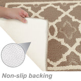 Beige Modern Entrance Rug