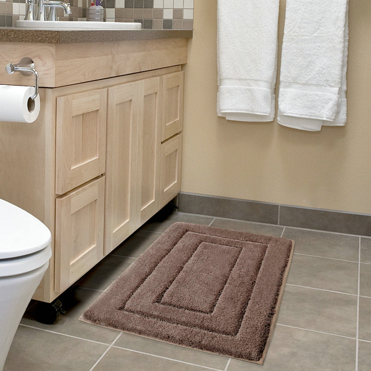 Thicken Microfiber Bathroom Rug