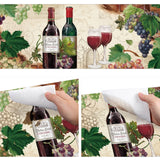 Grapes Wine Kitchen Rugs Set