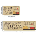 Non Slip Kitchen Rugs Set