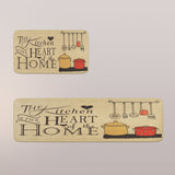 Non Slip Kitchen Rugs Set