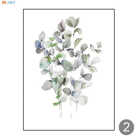 Leaf Prints Cactus Poster Botanical Wall Art Minimalist Canvas Painting Wall Pictures for Living Room Nordic Decoration Home