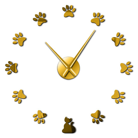Cat Paws DIY Wall Clock