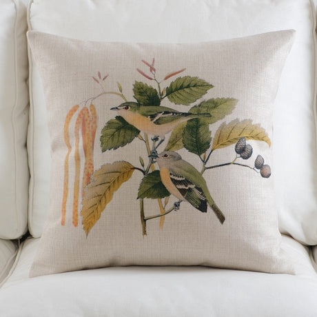 The Autumn Aviary Pillow Cover Collection