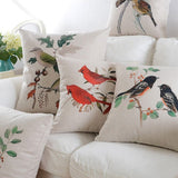 The Autumn Aviary Pillow Cover Collection