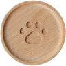 Wooden Cat Paw Coaster