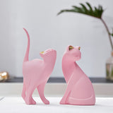 Pink Kitten Resin Ornament