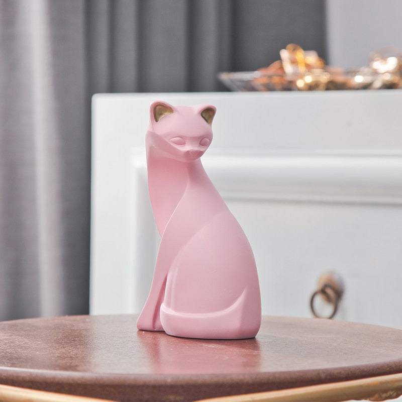 Pink Kitten Resin Ornament