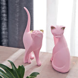 Pink Kitten Resin Ornament