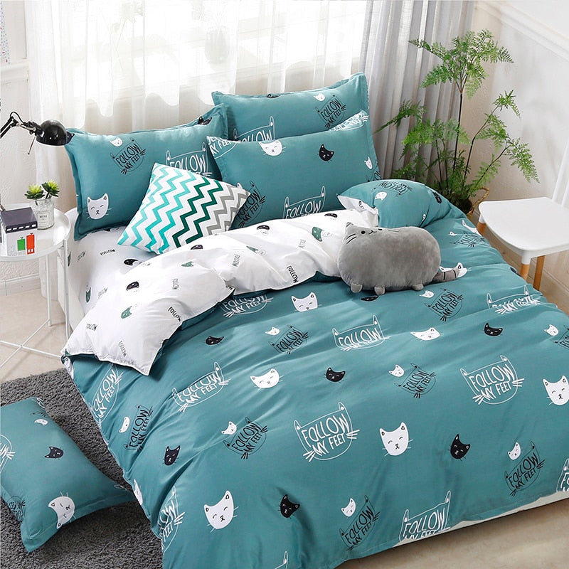 Kitty Duvet Cover Bedding Set