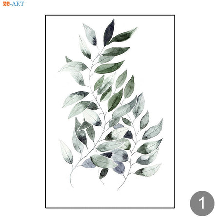 Leaf Prints Cactus Poster Botanical Wall Art Minimalist Canvas Painting Wall Pictures for Living Room Nordic Decoration Home