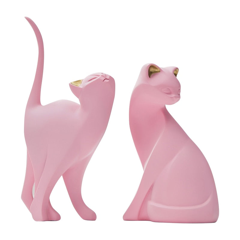 Pink Kitten Resin Ornament