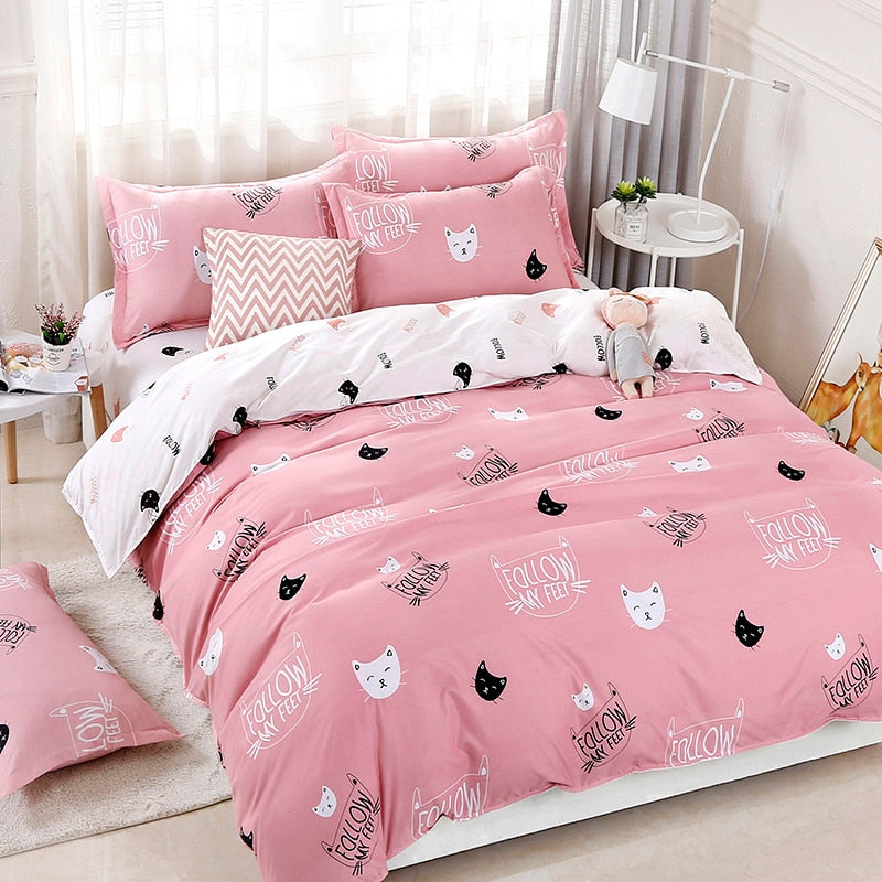 Kitty Duvet Cover Bedding Set