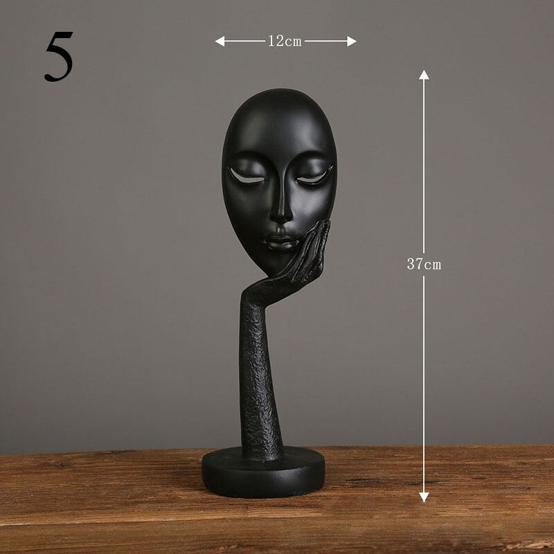 Human Face Statue