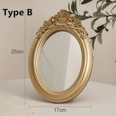 Small Round Mirror Dark Academia