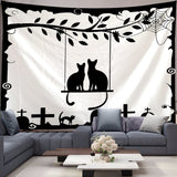 Black Cat Tapestry