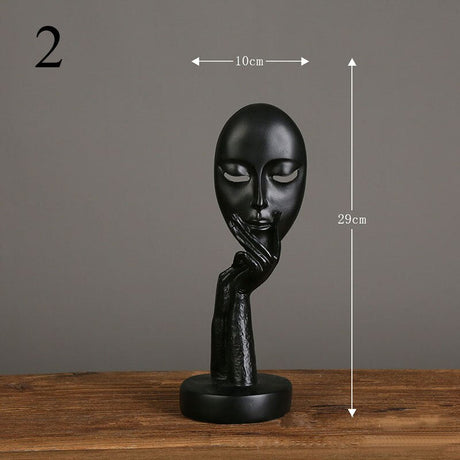 Human Face Statue