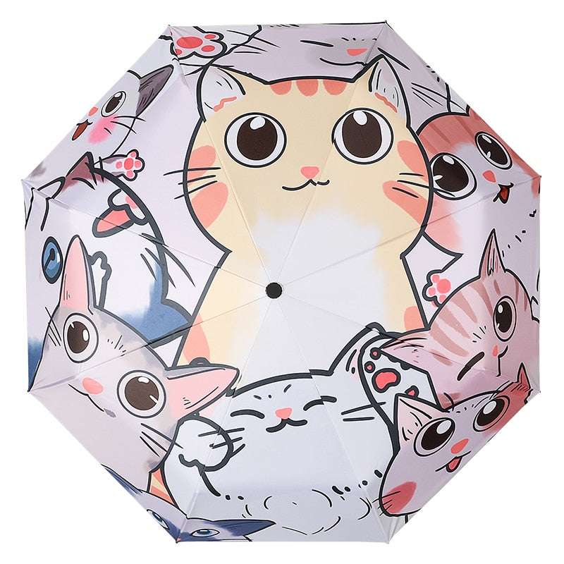 Cute Cat Claw Folding Umbrella