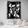 Black Cat Tapestry