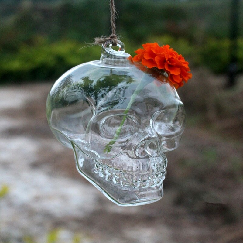 Vases Glass Skull