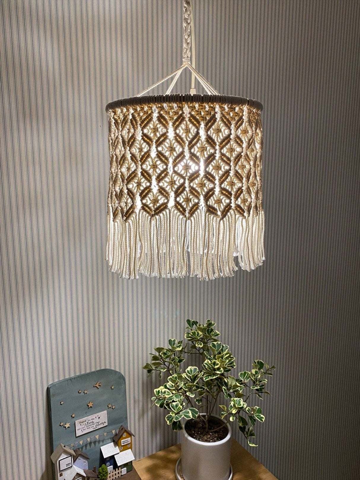 Handmade Tassel Chandelier