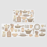 Feblilac Happy Kitchenware PVC Leather Kitchen Mat