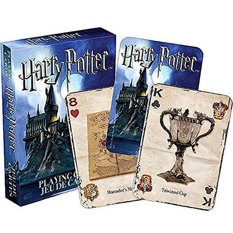 Harry Potter Playing Game Cards Hogwarts House Collection Badges Symbols Castle Crests 2 Patterns English magic Fun Kid Toy Gift