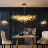 Feblilac Luxury Crystal Chandelier