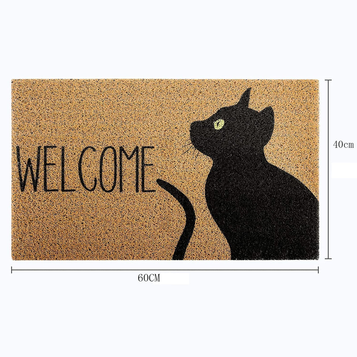 Welcome Doormat Cute Cat Rug