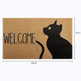Welcome Doormat Cute Cat Rug