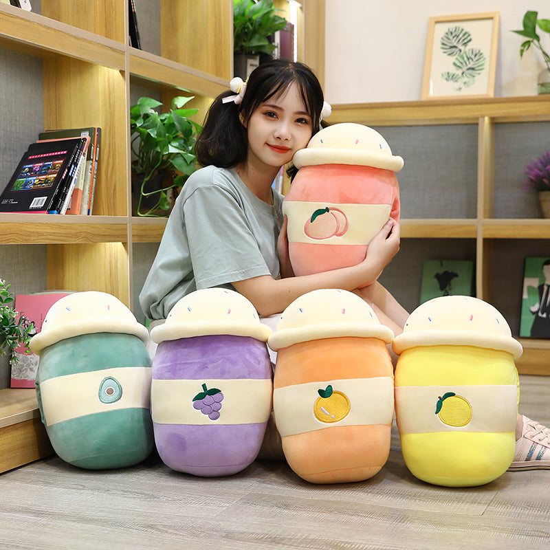 Kawaii Bubble Tea Pillow