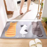 Anti-slip Cat Doormat Rugs