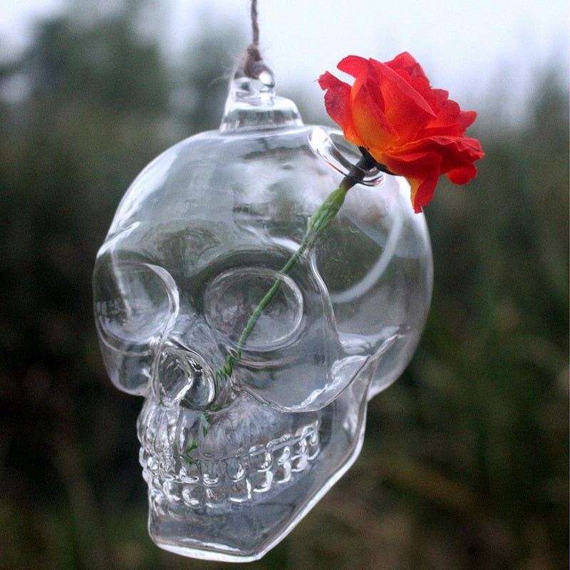 Vases Glass Skull