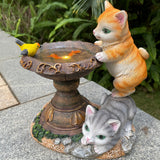 Cute Cat Model Solar Led Lamp