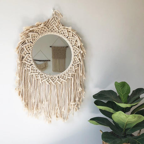 Macrame Wall Mirrors