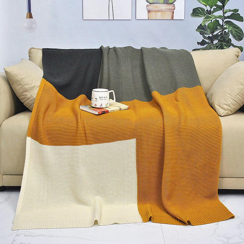 Light Academia Geometric Blanket