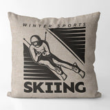 Aesthetic Skiing Pillow Case