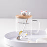 Creative Cute Cat Glass Mug