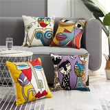 Abstract Covers Throw Pillows